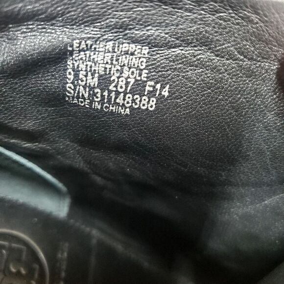 TORY BURCH Fulton Block Heel Ankle Booties in Size 9.5M - Picture 9 of 13